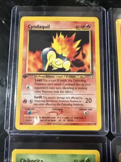 Pokemon WOTC Neo Starter Lot - NM+/MINT FIRST EDITION - Image 5
