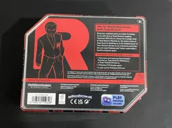 Pokemon TCG Destined Rivals Team Rocket Tin (Nidoking ex) - Sealed New - Image 2