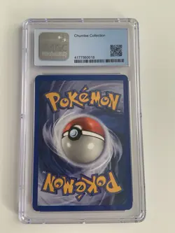 Fire Energy 108/109 Reverse Holo CGC 8.5 Pokemon 2003 Signed Chumlee - Image 2