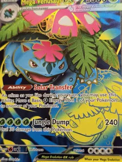 Pokemon TCG Mega Evolution Mega Venusaur ex #155/132 Full Art Ultra Rare NM - Image 2