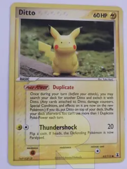 Ditto (Pikachu) ® EX Specie Delta 63/113 ® Comune ® Pokemon ® Inglese ® EX+ - Image 1
