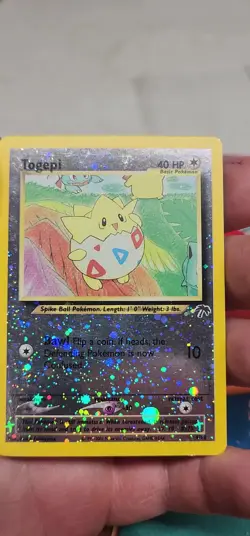 Pokemon TCG Togepi Reverse Holo Southern Islands 4/18 - Image 2