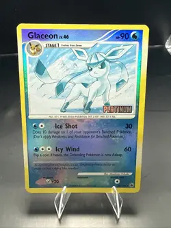 Pokemon TCG Glaceon Reverse Holo Rare Platinum Stamped Majestic Dawn 20/100 - Image 1