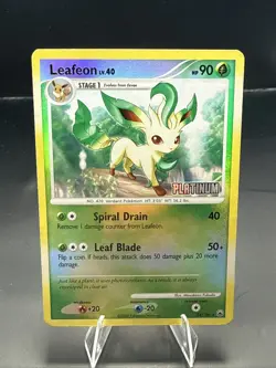 Pokemon TCG Leafeon Majestic Dawn 24/100 Reverse Holo Platinum - Image 1
