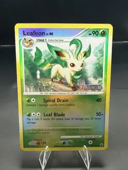 Pokemon TCG Leafeon Majestic Dawn 24/100 Reverse Holo Platinum - Image 2