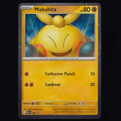 Makuhita 068 Perfect Order Black Star Promo Cosmos Holo Pokemon TCG NM - Image 1