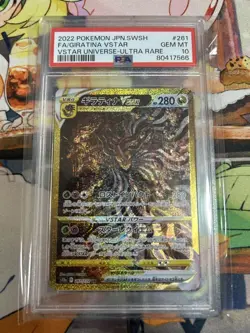 Giratina VSTAR UR 261 172 PSA 10 Pokemon Card Japanese Gold Rare VSTAR Universe - Image 1