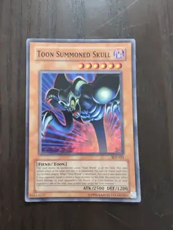 Yu-Gi-Oh Toon Summoned Skull SDP-021 Ultra Rare Starter Deck Pegasus - Image 1