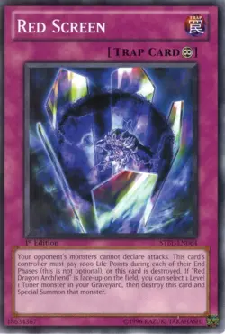 Red Screen (STBL-EN064) - Common First ed. Yu-Gi-Oh! - Image 1