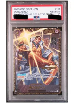 PSA10 Borsalino OP02-114 SR Championship 2023 Top Prize One Piece Card Japanese - Image 1