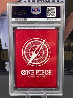 2022 One Piece English OP01-003 Monkey D Luffy Errata PSA 9 MINT - Image 2