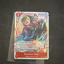 One Piece Roronoa Zoro Egghead Card EB04-007 Rush Foil 7 Cost 9000 Power - Image 1