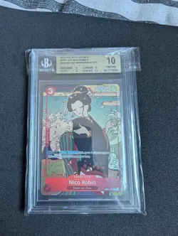 One Piece CCG Nico Robin 1st Anniversary English OP01-017 BGS 10 - Image 1