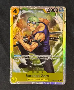 Roronoa Zoro FOIL OP15-113 SR Adventure on Kami's Island One Piece Near Mint - Image 1