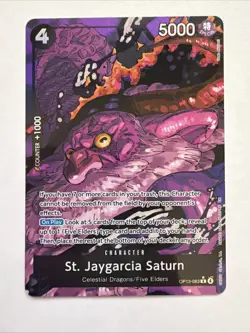 St. Jaygarcia Saturn (Alternate Art) R OP13-083 - One Piece Carrying On His Will - Image 1
