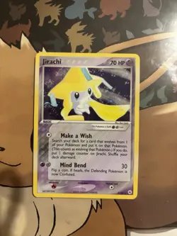 Pokemon TCG Jirachi Reverse Holo Card 8/101 EX Hidden Legends NM - Image 1