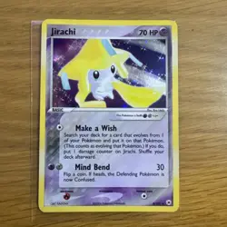 Pokemon Card Jirachi 8/101 Holo Rare EX Hidden Legends Played - Image 1