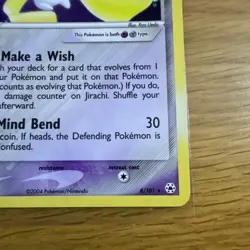 Pokemon Card Jirachi 8/101 Holo Rare EX Hidden Legends Played - Image 4