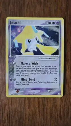 Jirachi - 8/101 - Holo Rare - EX Hidden Legends 2004 - Pokemon TCG - NM - Image 1