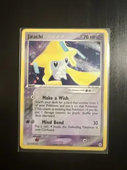 Pokemon TCG Jirachi EX Hidden Legends 8/101 Holo Holo Rare - Image 1