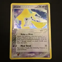 Pokemon TCG Jirachi 8/101 EX Hidden Legends Holo Rare WITH SWIRL - Image 1