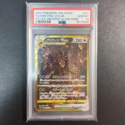 Giratina VSTAR UR PSA 10 Pokemon Card Japanese Ultra Rare Gold Holo Collector - Image 1