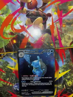Pokemon TCG Blastoise EX Sir 200/165 Scarlet & Violet 151 - Image 2