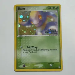 Ekans 55/109 EX Team Rocket Returns Reverse Holo Common Stamped Pokemon Card TCG - Image 1