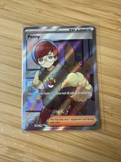 Pokemon Card TCG - Penny 239/198 - Scarlet & Violet Base - Ultra Rare - NM ⭐ - Image 1