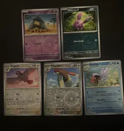 Pokemon 151 Reverse Holo Lot of Five (5) Cards - Image 1