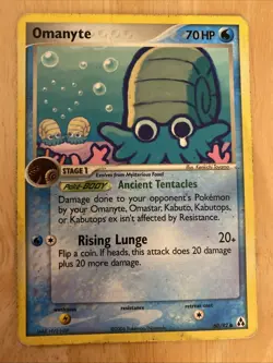 Pokemon TCG - Omanyte 60/92 Legend Maker (2006) - Image 1