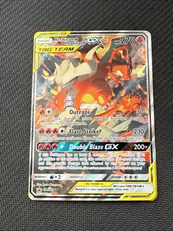 Pokemon TCG Reshiram & Charizard GX SM201 Black Star Promo - Image 1