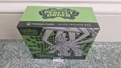 🔥DAMAGED POKEMON CENTER ETB🔥PERFECT ORDER ELITE TRAINER BOX CENTRE TCG - Image 2