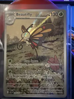 Beautifly 219/217 Ascended Heroes Illustration Rare Pokemon TCG NM - Image 1