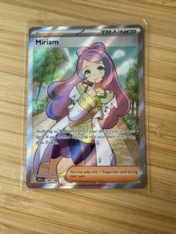 Pokemon TCG Miriam Full Art Trainer Card Scarlet Violet 238/198 - Image 1