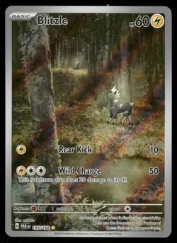 Pokemon Cards Blitzle 195/182 Paradox Rift Illustration Rare NM - Image 1