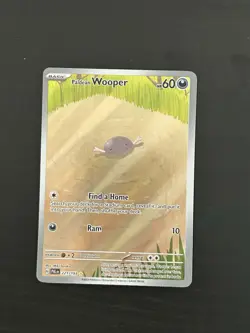 Pokemon TCG Wooper Scarlet & Violet Paldea Evolved 221/193 Holo Nm/mint - Image 1