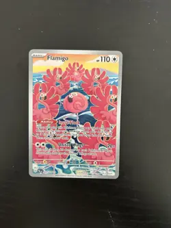 Pokemon TCG Flamigo Holo Illustration Rare Art Paldea Evolved 227/193 Nm - Image 1
