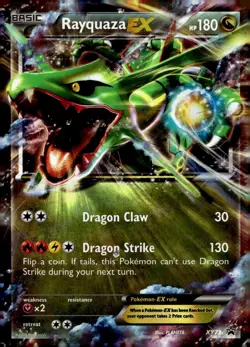 Rayquaza EX (XY73) #XY73 XY Promos HP - HOLO - Pokemon - Terrible Condition - Image 1