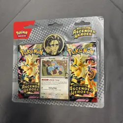Pokemon TCG Ascended Heroes 2 Pack Pokemon blister Komala Promo - Image 1