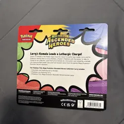 Pokemon TCG Ascended Heroes 2 Pack Pokemon blister Komala Promo - Image 2