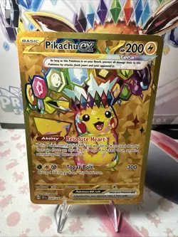 Pikachu ex 247/191 Sv08: Surging Sparks Holo Pokemon TCG Near Mint - Image 1