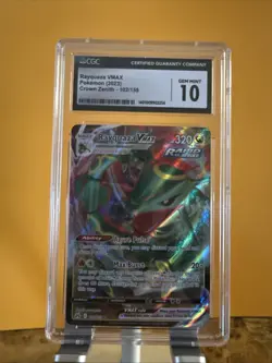 Pokemon TCG Rayquaza VMax 102/159 - Crown Zenith Holo CGC Gem Mint 10 - Image 1