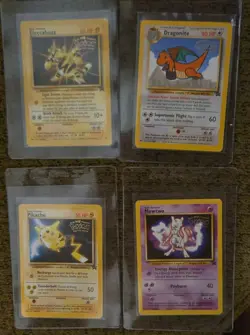Pokemon TCG WB Promo Electabuzz Dragonite Pikachu Mewtwo Card Lot - Image 1
