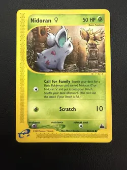 Pokemon TCG Nidoran Skyridge 81 Regular Common Near Mint - Image 1