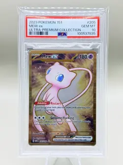 2023 POKEMON 151 ULTRA-PREMIUM COLLECTION #205 MEW EX PSA 10 - Image 1