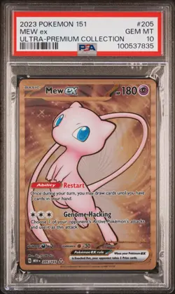 2023 POKEMON 151 ULTRA-PREMIUM COLLECTION #205 MEW EX PSA 10 - Image 3