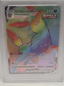 2021 POKEMON SWORD & SHIELD EVOLVING SKIES SECRET FULL ART/UMBREON VMAX PSA 9 - Image 4