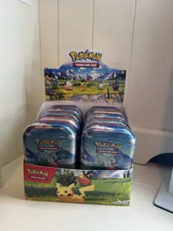 Pokemon Mega Evolutions Ascended Heroes Mini Tin Full Display Box - Image 1