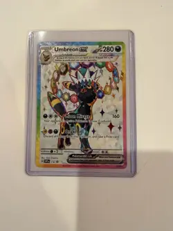 Umbreon EX SVP EN 176 Black Star Promo Full Art Pokemon - Image 1